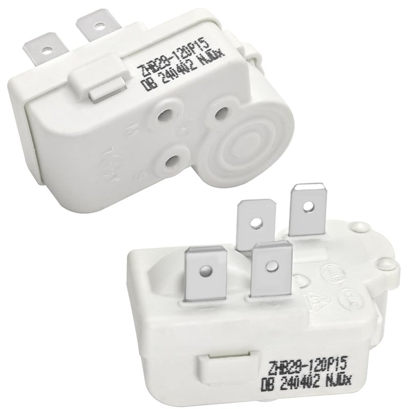Formiden (Pack of 2) 4Pin Refrigerator Overload Protector PTC Starter Relay - Universal Replacement for Haier, Siemens, Hotpoint ZHB28-120P15 ZHB69-135P4.7 ZHB60-120P4.7 ZHB88-125P4.7 ZHB60-120P15 - Image 1